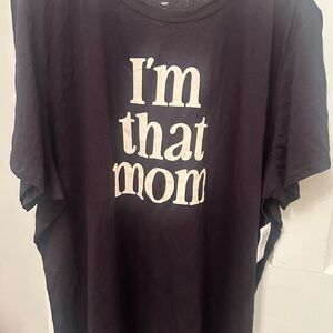 Torrid Black Tee I’m that mom